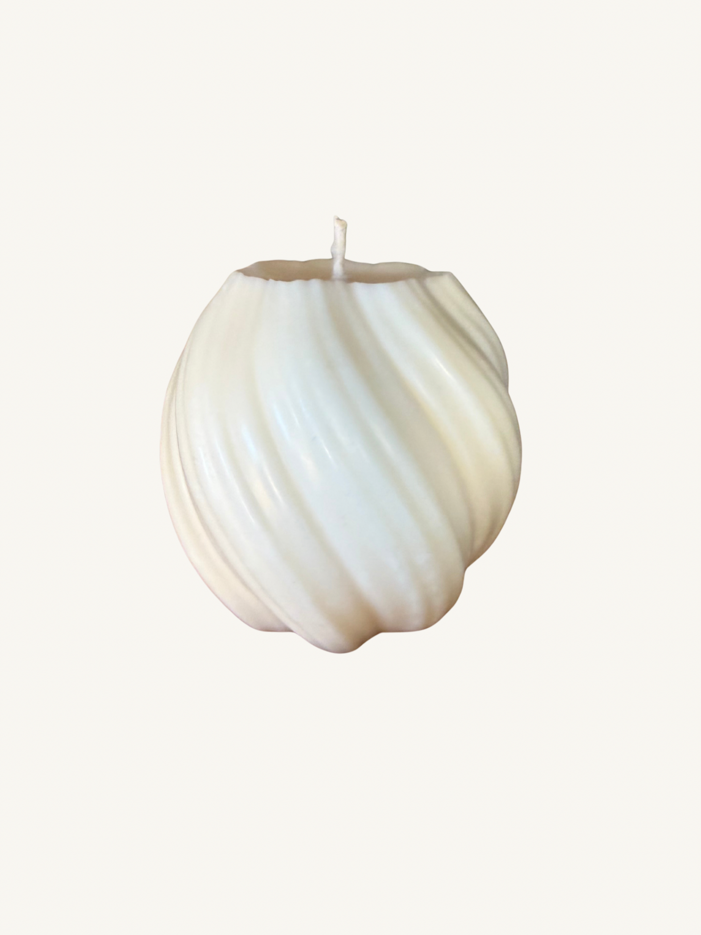 Twirl Sculptural Soy Wax Candle