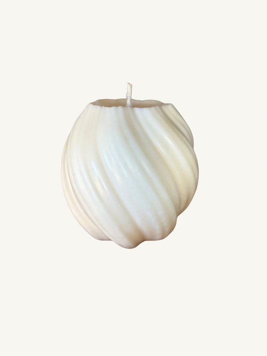 Twirl Sculptural Soy Wax Candle