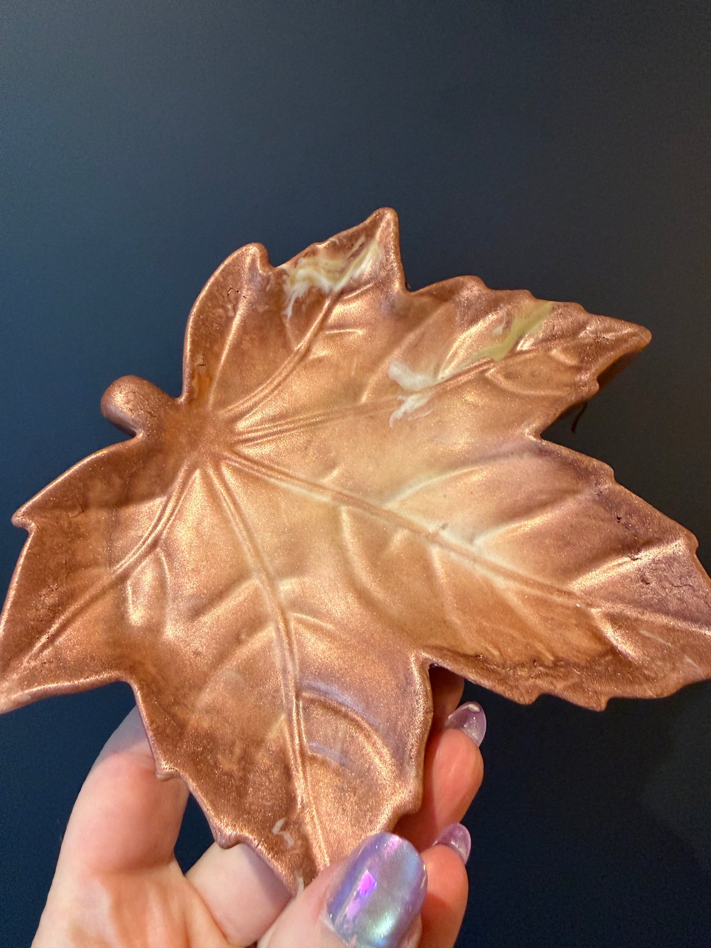 Maple Leaf Tray - Bronze