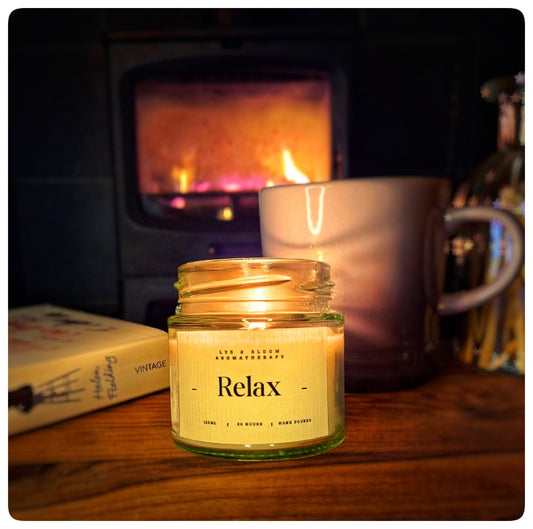 Relax Aromatherapy Soy Wax Candle