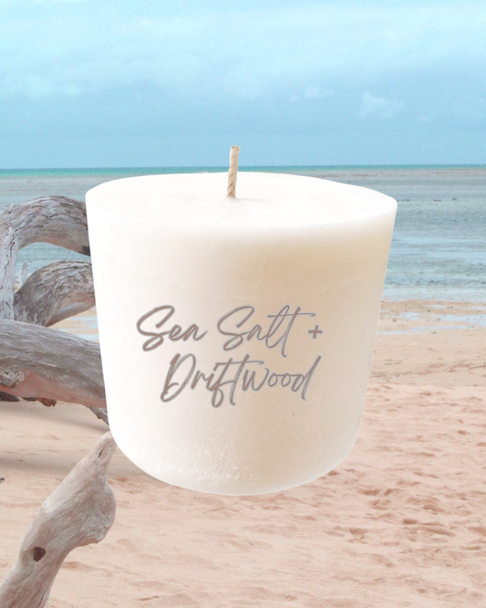 Sea Salt and Driftwood Soy Candle Refill