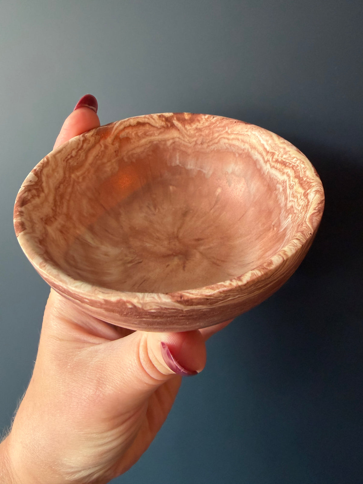 Small Bronze Marble Bowl