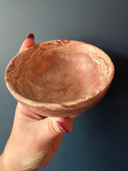 Small Bronze Marble Bowl