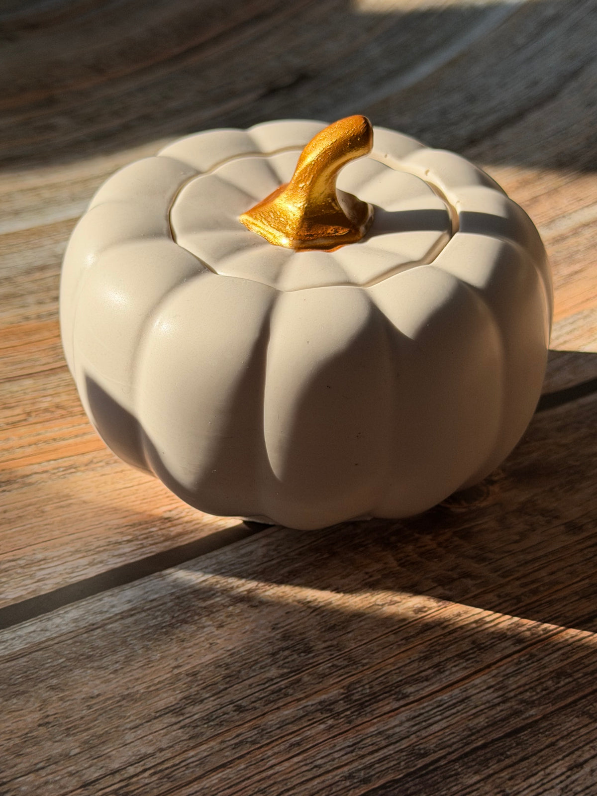 Pumpkin trinket pot/ candle - various colours available
