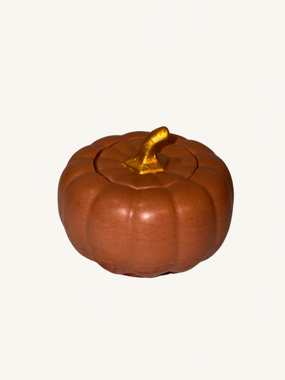 Pumpkin trinket pot/ candle - various colours available
