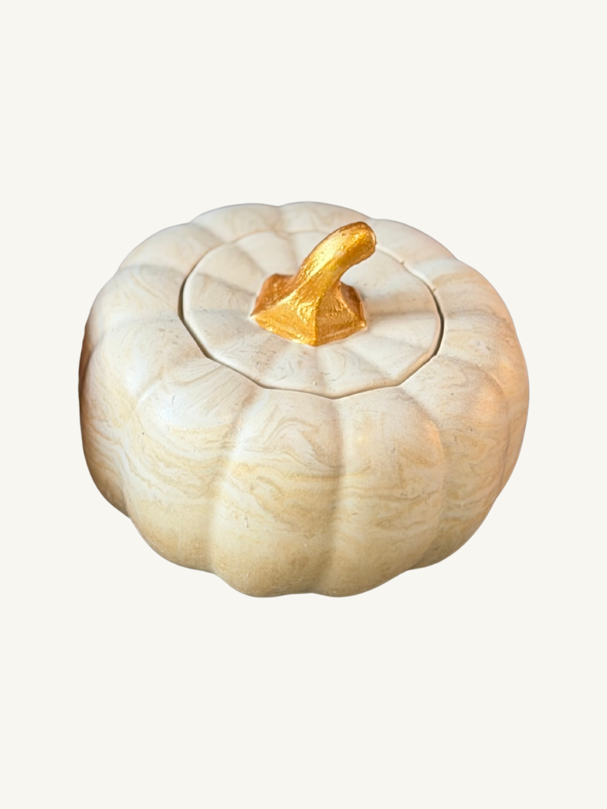 Pumpkin trinket pot/ candle - various colours available