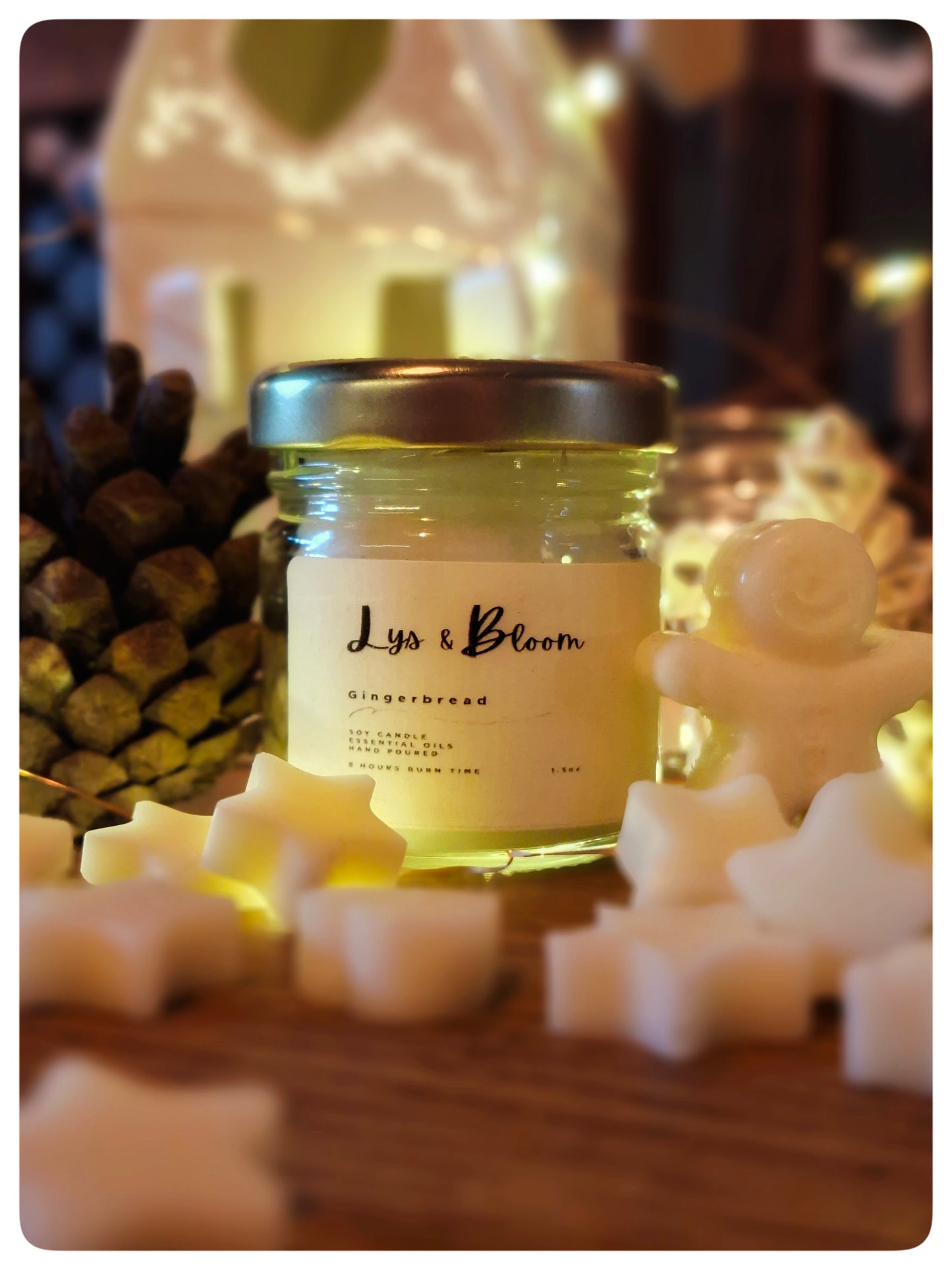 Gingerbread Mini Candle