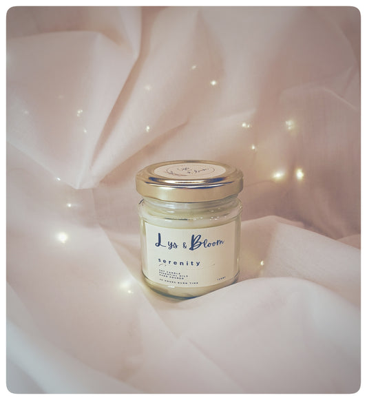 Serenity Aromatherapy Soy Wax  Candle
