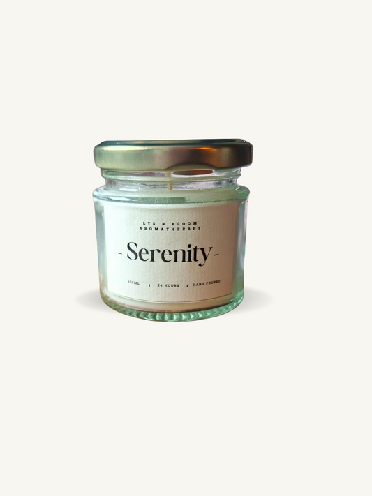 Serenity Aromatherapy Soy Wax Candle