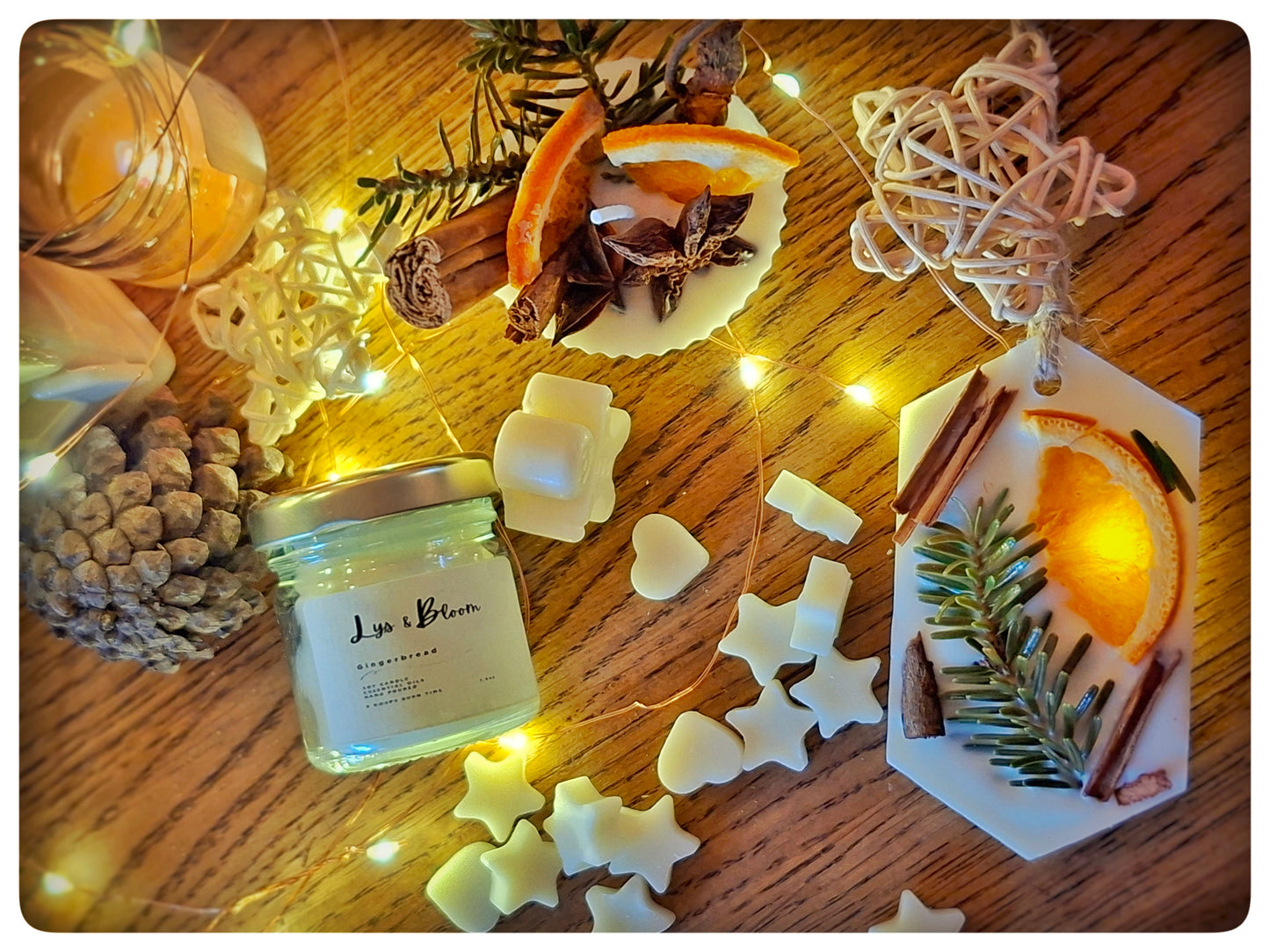 Gingerbread Mini Candle