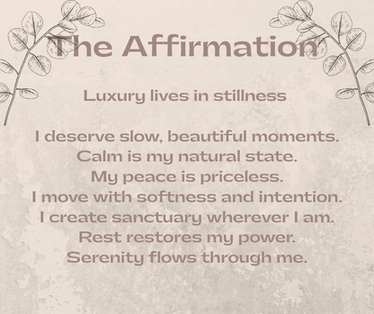 Serenity Aromatherapy Soy Wax Candle