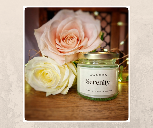 Serenity Aromatherapy Soy Wax Candle